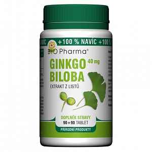 Ginkgo Biloba 40mg tbl.90+90 Bio-Pharma