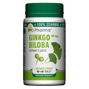 Ginkgo Biloba 40mg tbl.90+90 Bio-Pharma