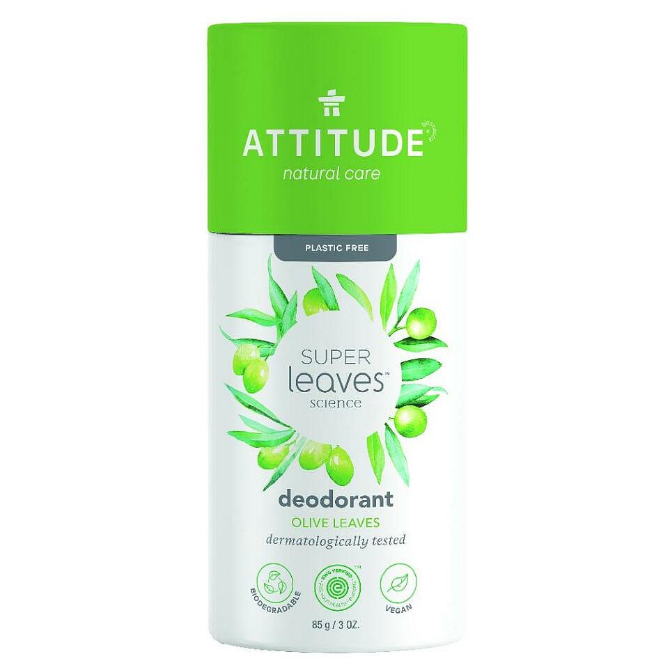 ATTITUDE Super leaves Přírodní tuhý deodorant Olivové listy 85 g