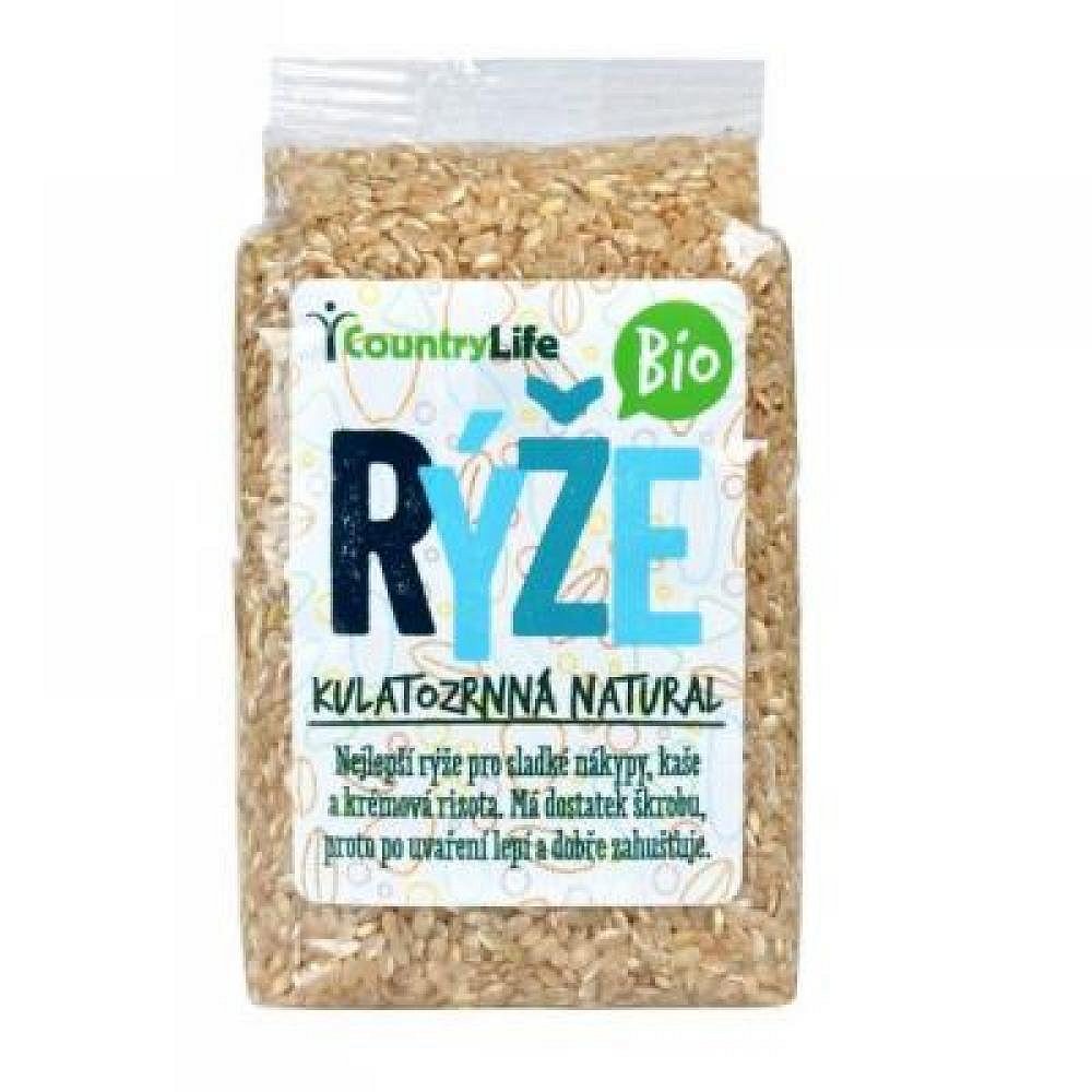 COUNTRY LIFE Rýže kulatozrnná natural BIO 500 g