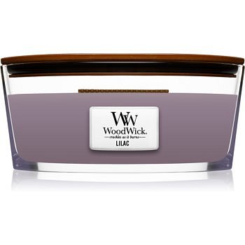 Woodwick Lilac vonná svíčka s dřevěným knotem (hearthwick) 453,6 g