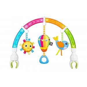 BenBat Hrazdička na autosedačku Dazzle Rainbow Play-Arch duha
