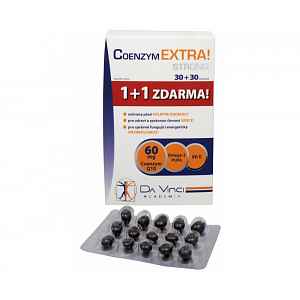 Coenzym EXTRA! Strong 60 mg DaVinci tobolky 30 + 30 ZDARMA