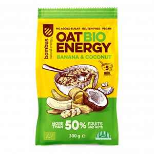 BOMBUS Oat energy banana & coconut ovesná kaše 65 g BIO