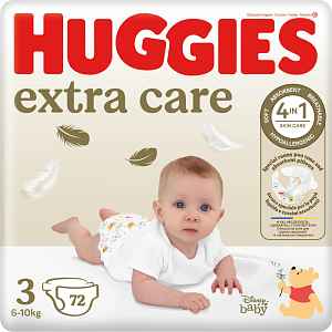 HUGGIES® Pleny jednorázové Elite Soft vel. 3 72 ks