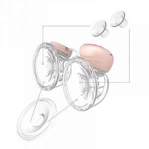 Babyono Náhradní díly k odsávačce Twinny Double, Handfree
