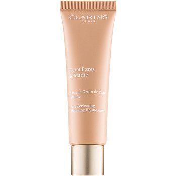 Clarins Pore Perfecting matující make-up pro minimalizaci pórů odstín 04 Nude Amber 30 ml