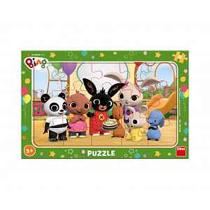 Dino Toys Bing ve školce deskové Puzzle 15 dílků