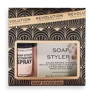 Makeup Revolution Soap Styler Duo Set sada na obočí 2 ks