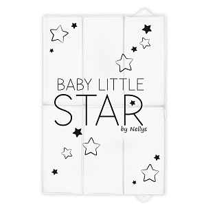 NELLYS Cestovní přebalovací podložka, Star, 60x40cm, bílá