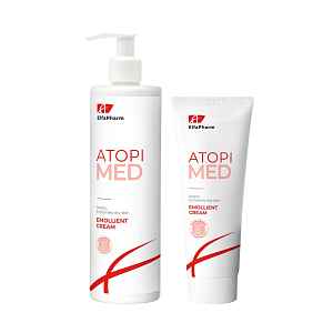 Zjemňující krém na atopickou a velmi suchou pokožku Elfa Pharm Atopi Med Emollient Cream 400 ml + krém 75 ml zdarma