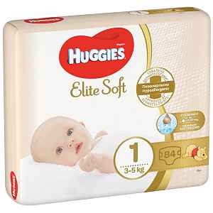 HUGGIES® Pleny jednorázové Elite Soft vel. 1 84 ks