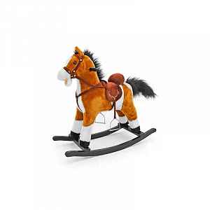 Adam Toys Houpací kůň Mustang Light Brown
