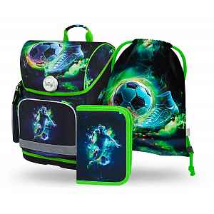 Baagl 3 SET Ergo Fotbal Hráč: aktovka, penál, sáček