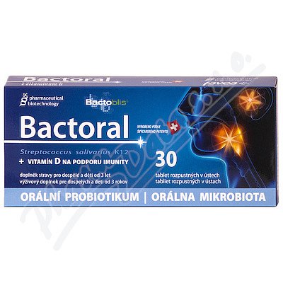 Bactoral + Vitamín D 30 tablet