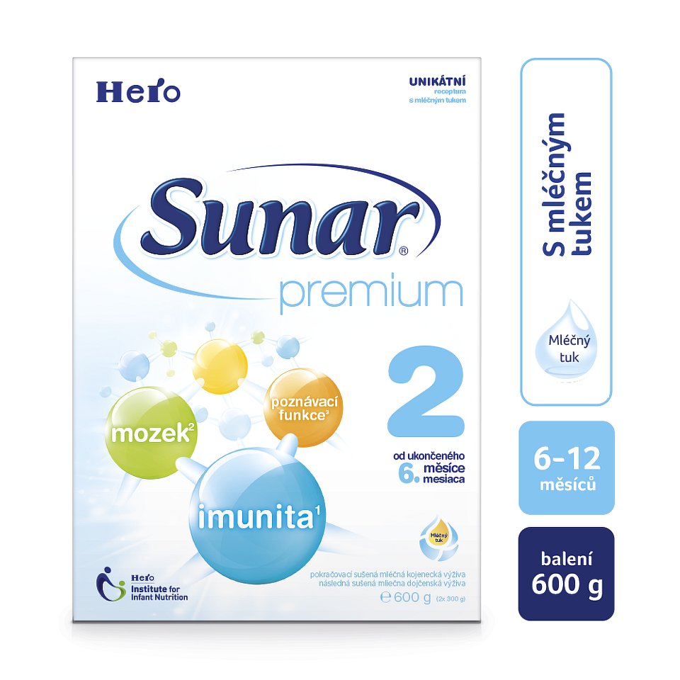 HERO CZECH Sunar premium 2 600g (nový) - balení 6 ks