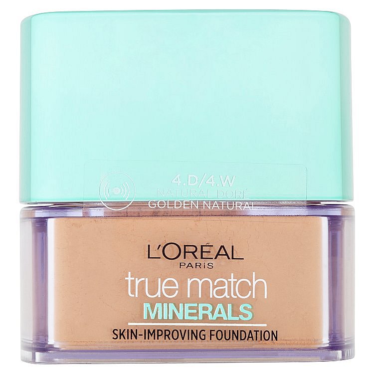 L'Oréal Paris True Match Minerals minerální pudr 4D/4W Golden Natural, 10 g