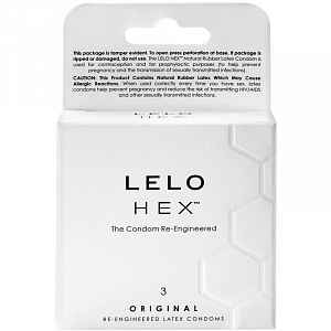 LELO Hex Original – klasické kondomy (3 ks)