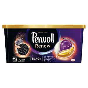 Perwoll Renew & Care Caps Black prací kapsle 38 ks