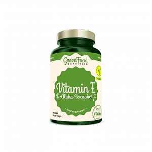 GreenFood Nutrition Vitamin E D-Alpha Tocopheryl 90 kapslí