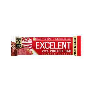 Nutrend Excelent Protein Bar jahodový dort v mléčné čokoládě 85 g