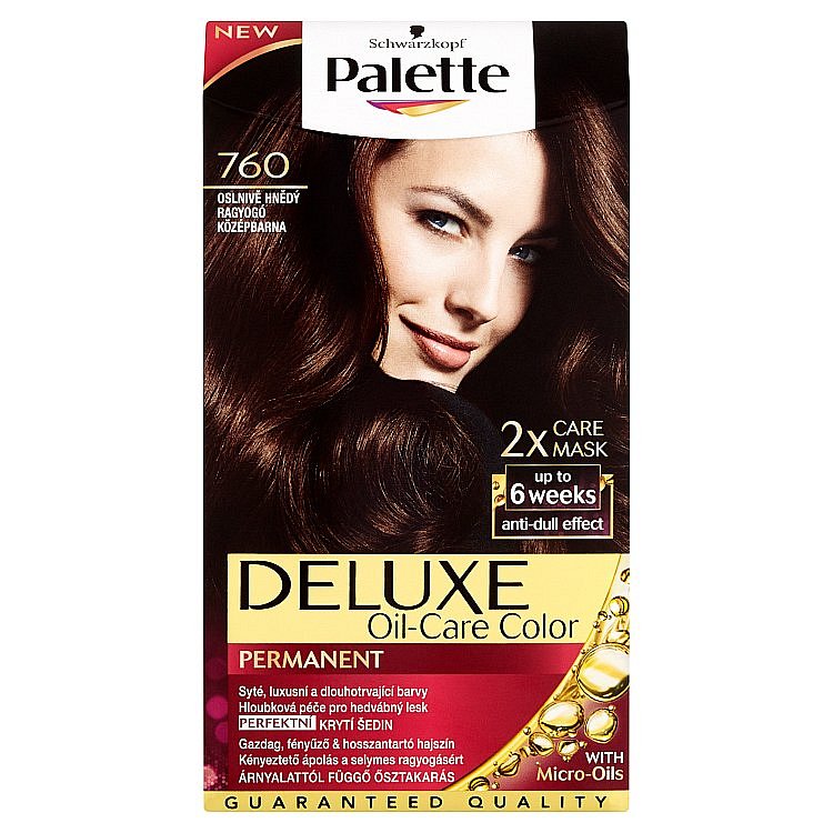 Schwarzkopf Palette Deluxe barva na vlasy Oslnivě Hnědý 760