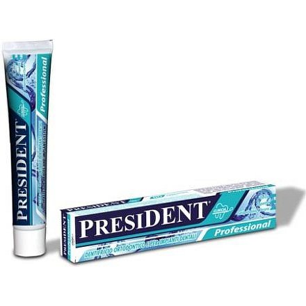 PresiDENT Profes.Braces + Implants Zub.pasta 75ml