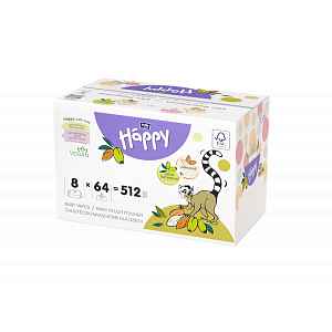 Bella Happy ubrousky mandle & olivy 8 x 64 ks