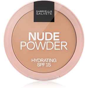 Gabriella Salvete Fixing Powder Hydrating jemný kompaktní pudr SPF 15 odstín 04 Nude Beige 8 g