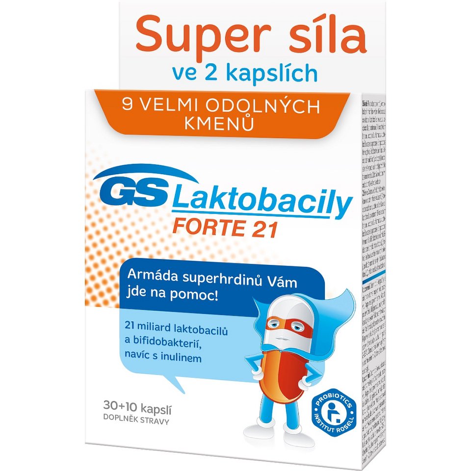 GS Laktobacily Forte21 cps.30+10 2017 - II.jakost