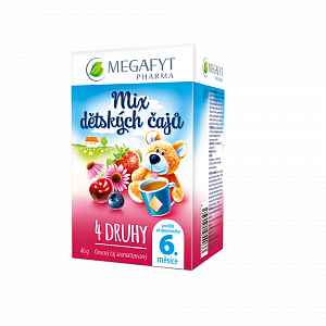 Megafyt MIX dětských čajů 4 druhy porcované čaje 20x2 g