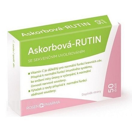 Rosen Askorbová RUTIN drg.50