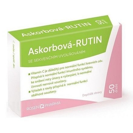 Rosen Askorbová RUTIN drg.50