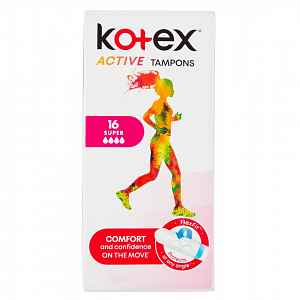 KOTEX Tampony Active Super 16ks