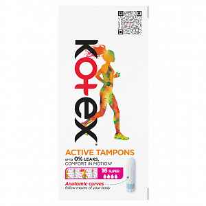 KOTEX Tampony Active Super 16ks