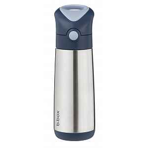 B.BOX Termoska na pití s brčkem 500 ml - midnight
