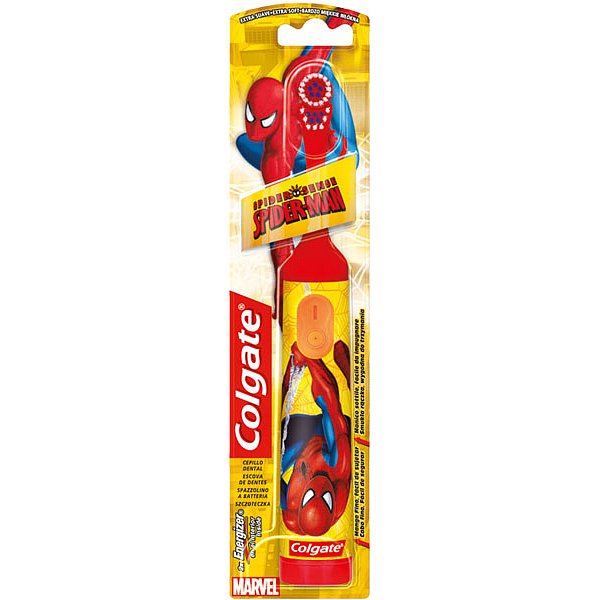 COLGATE Kids Spiderman bateriový Zubní kartáček - Colgate Spiderman