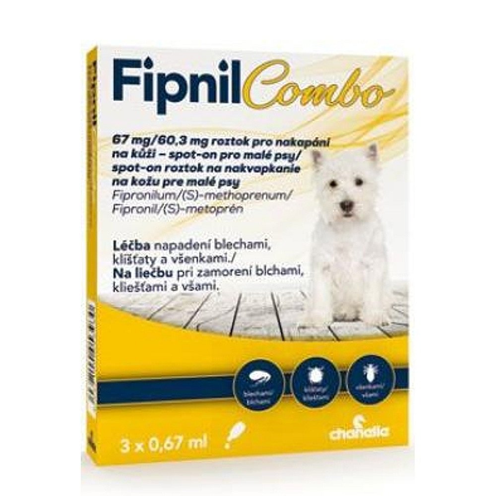 FIPNIL Combo 67/60,3mg S Dog Spot-on 3x0,67ml