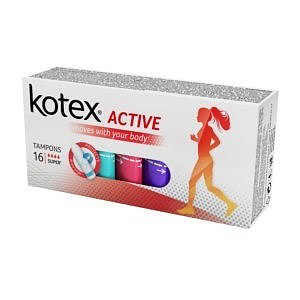 KOTEX Tampony Active Super 16ks