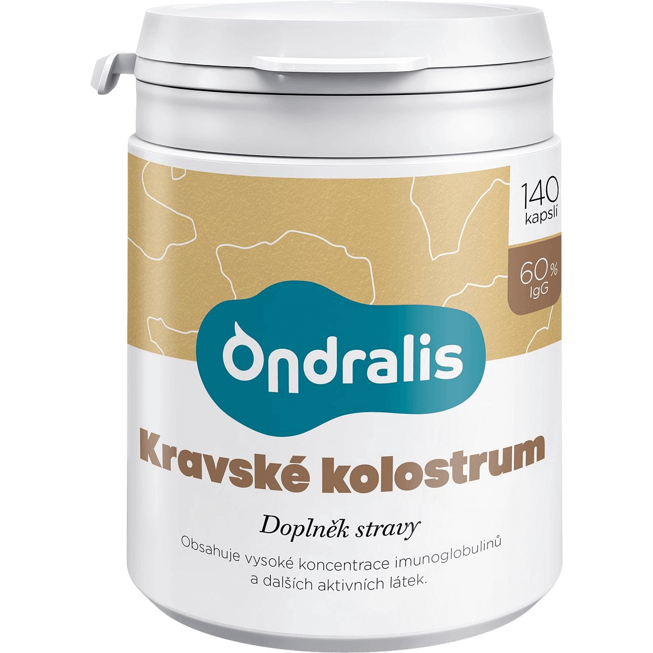 ONDRALIS kravské kolostrum 140 kapslí