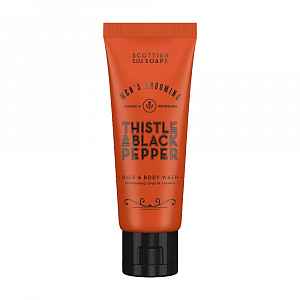 Scottish Fine Soaps Thistle & Black Pepper Sprchový gel na tělo i vlasy 75 ml