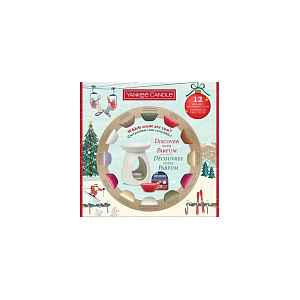 YANKEE CANDLE Vánoční Set aromalampa a vonné vosky12×22g