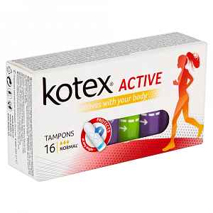 KOTEX Tampony Active Normal 16ks