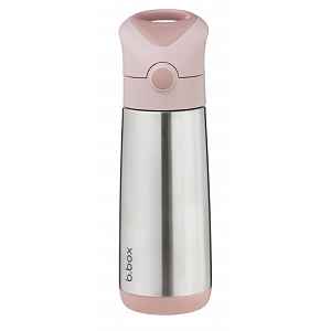 B.BOX Termoska na pití s brčkem 500 ml - blush crush