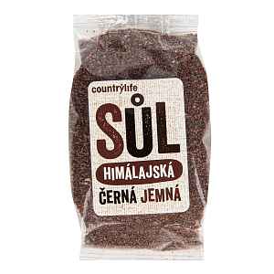 Country Life Sůl himálajská černá jemná 250 g