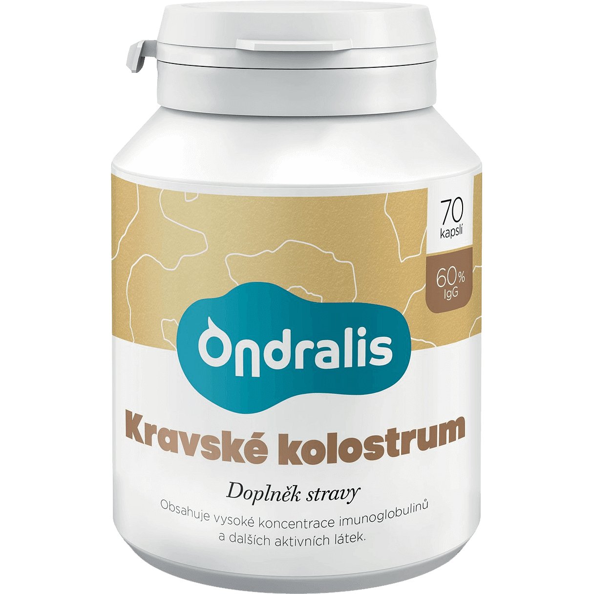 ONDRALIS kravské kolostrum 70 kapslí