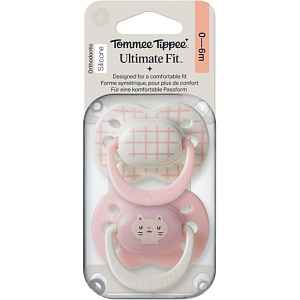 Tommee Tippee Ultimate Fit 0-6m dudlík Girl 2 ks