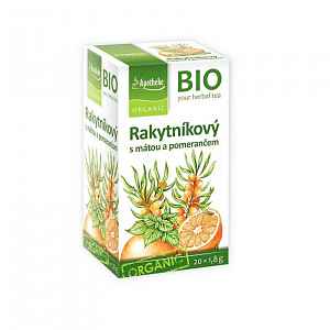 Apotheke BIO Rakytníkový s mátou čaj 20 x 1.8g