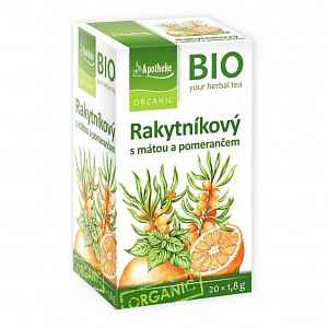 Apotheke BIO Rakytníkový s mátou čaj 20 x 1.8g