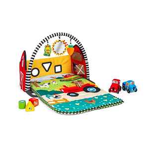 BABY EINSTEIN Deka na hraní s 3D farmou Busy Barnyard™ 0m+